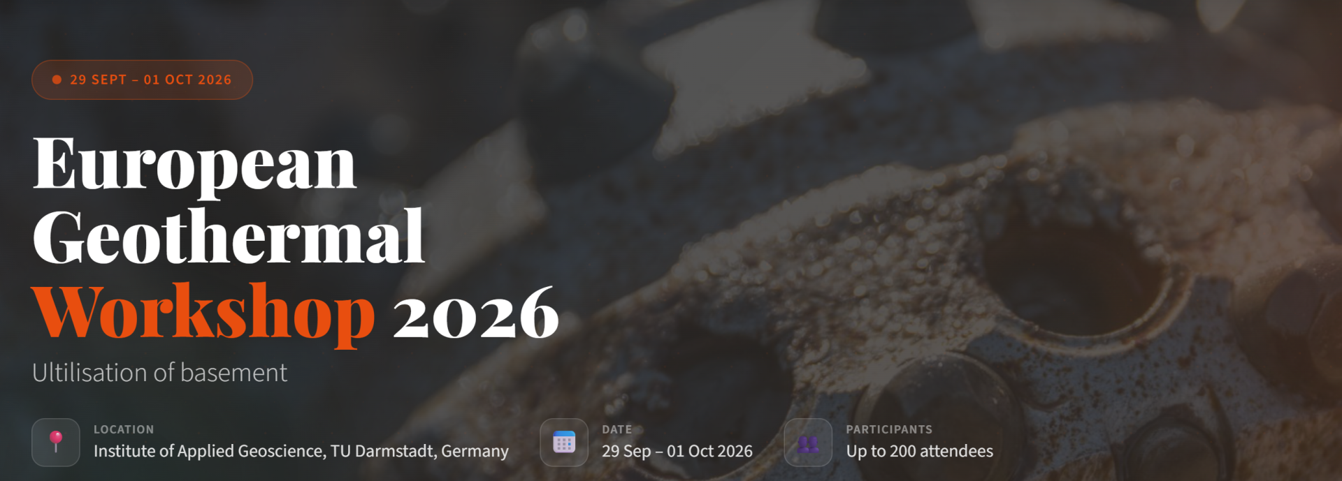 European Geothermal Workshop 2026